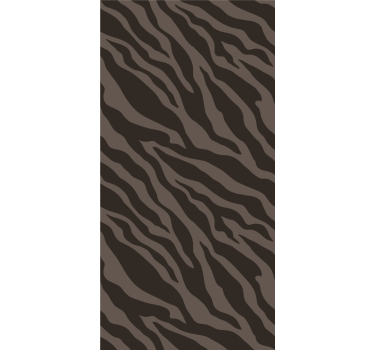 Wallpaper zebra stylish black and brown design - TenStickers