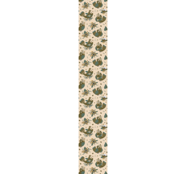 Folksy Avian Design birds wallpaper - TenStickers