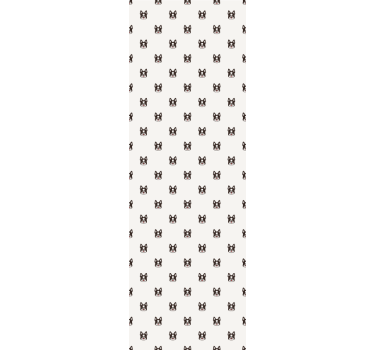 Feline Motif wallpaper of a dog - TenStickers