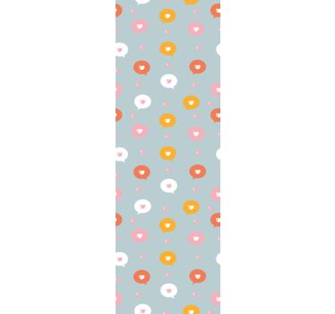 Floral Polka Pattern wallpaper dots - TenStickers