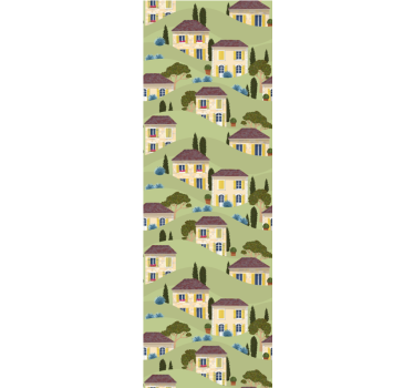 Wallpaper childrens room country villa design - TenStickers