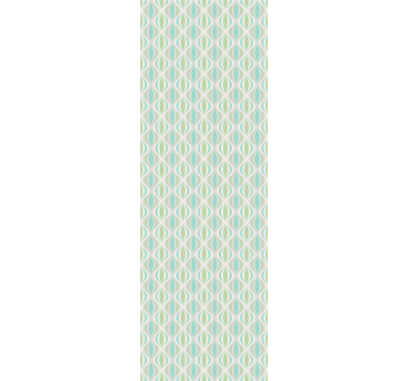 Light colors 70s' pattern Retro Wallpaper - TenStickers
