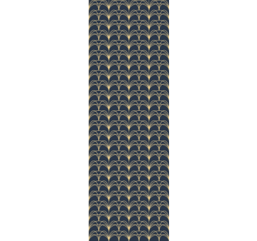 Art Deco Arcs wallpaper geometric - TenStickers