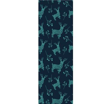 Nature-Inspired Motif cute animal wallpaper - TenStickers