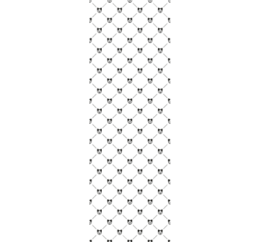 Cat Silhouette Pattern cat wallpaper - TenStickers