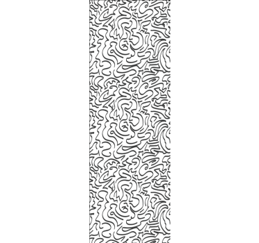 Squiggle Pattern abstract wallpaper - TenStickers