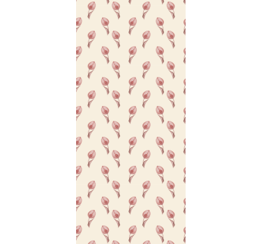 Floral Seamless Pattern flowers wallpaper - TenStickers