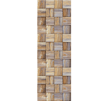 Interlaced Timber wood feature wallpaper - TenStickers