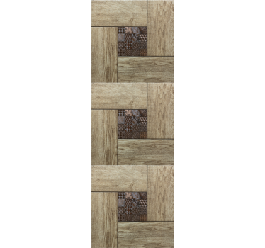 Artificial Wood Panels wood feature wallpaper - TenStickers