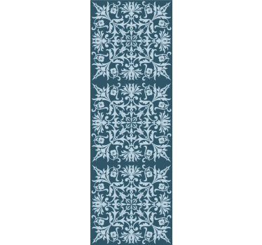 Wallpaper flowery ornamental floral design - TenStickers