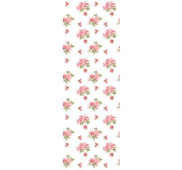 Vintage arrangements pattern flowers wallpaper - TenStickers