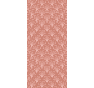 Elegant Fan Shapes art deco wallpaper - TenStickers
