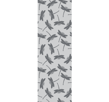 Dragonfly Pattern animal wallpaper - TenStickers