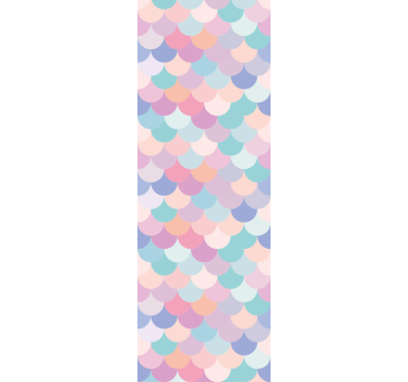 Scales with soft tones animal wallpaper - TenStickers