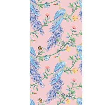 Elegant Feathered Creatures birds wallpaper - TenStickers