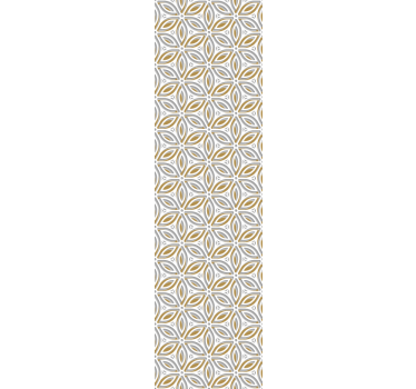 Patterned Floral Motif tiles wallpaper - TenStickers