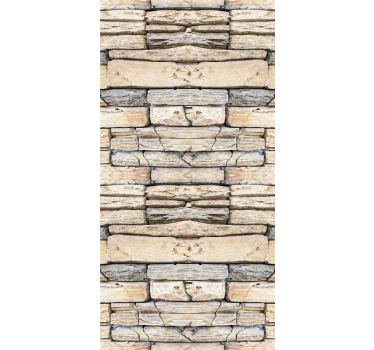Neat elegant pattern stone wallpaper - TenStickers