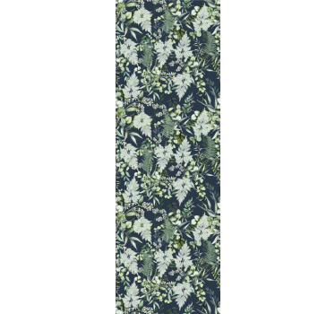 Elegant Greenery Pattern nature wallpaper - TenStickers