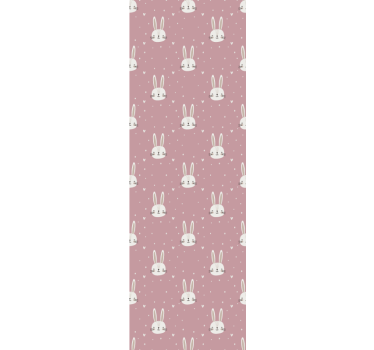 Pink "Boho" pattern Kids Wallpaper - TenStickers