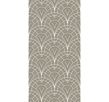 Curved Line Patterns modern wallpaper - TenStickers