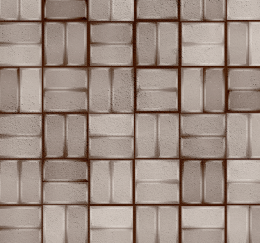 Textured stone blocks living room wallpaper - TenStickers
