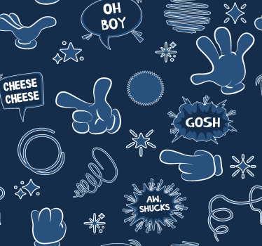 comic style Navy wallpaper - TenStickers