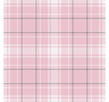 Pink and grey Scottish pattern square wallpaper - TenStickers