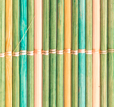 Bamboo Textured Surface wood feature wallpaper - TenStickers