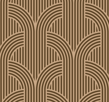 Art Deco Arch wallpaper geometric - TenStickers