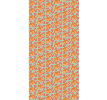 Playful Fish Pattern cute animal wallpaper - TenStickers