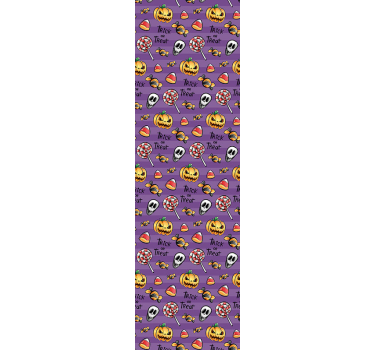 Spooky Treats Theme halloween wallpaper - TenStickers