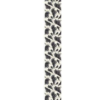 Stylized Shell Patterns animal wallpaper - TenStickers