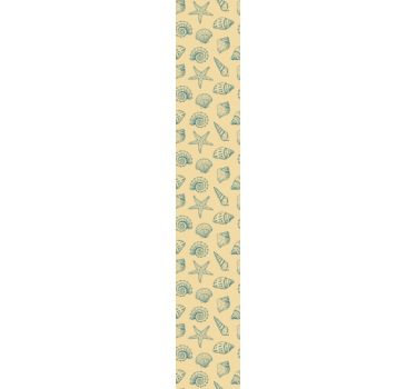 Sea Life Shells cute animal wallpaper - TenStickers