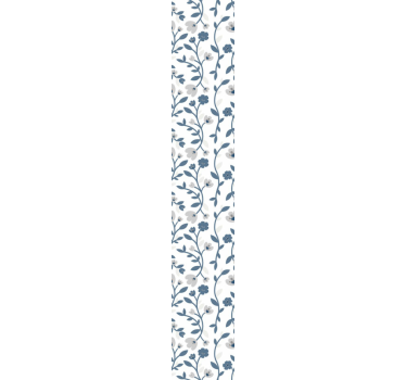 Branching bloom design flowers wallpaper - TenStickers