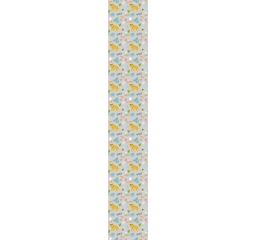 Safari Motif Ensemble cute animal wallpaper - TenStickers