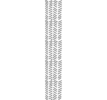 Stripes wallpaper in black and white strokes - TenStickers
