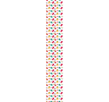 Cat wallpaper in vibrant original design - TenStickers