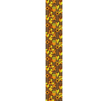 Abstract 70s Retro Wallpaper - TenStickers
