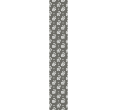 Elephant wallpaper with elephant motif - TenStickers