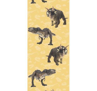 Cute animal wallpaper safari animal design - TenStickers