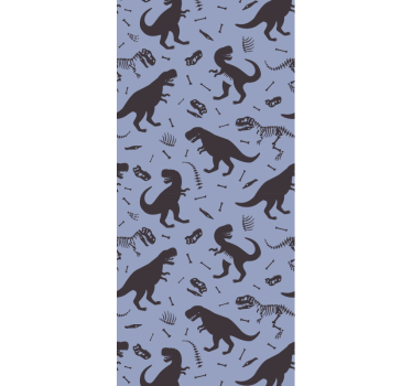 Dinosaur Pattern Play dino wallpaper - TenStickers