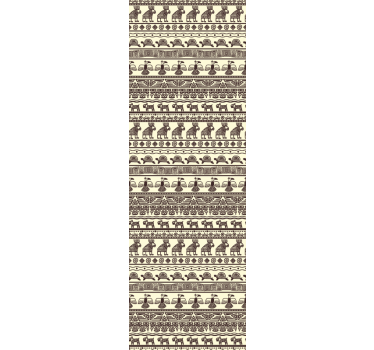 Cute animal wallpaper with egyptian animal designs - TenStickers