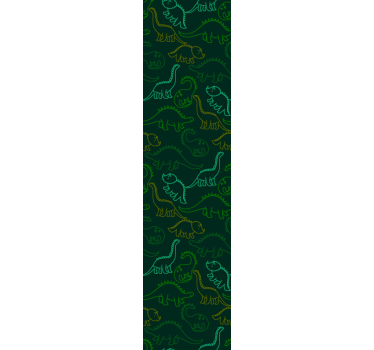 Dinosaur Doodles dino wallpaper - TenStickers