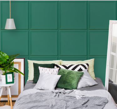 Stylish cabinet design panel wallpaper - TenStickers