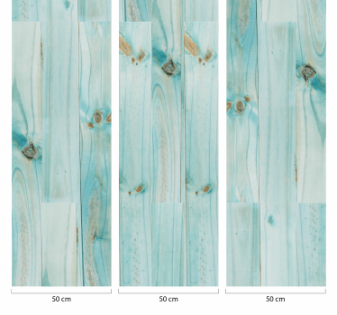 Pattern Wallpaper Peppermint clouds - TenStickers