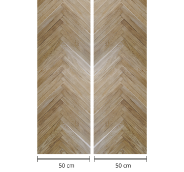 Elegant realistic pattern wood feature wallpaper - TenStickers