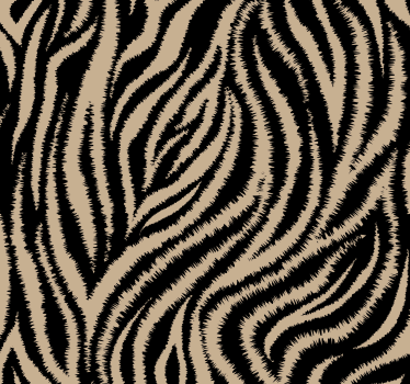 Wallpaper zebra inspired design - TenStickers