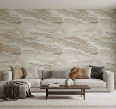 Beige wallpaper with a cool smooth texture - TenStickers