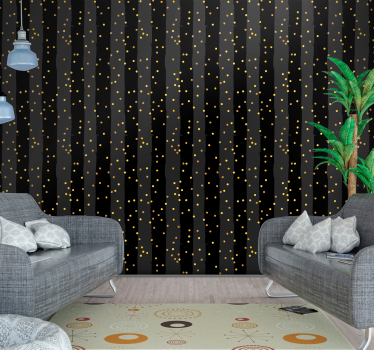 Black and gold stripes Pattern Wallpaper - TenStickers