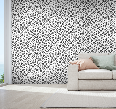 Black Leopard Cool animal wallpaper - TenStickers